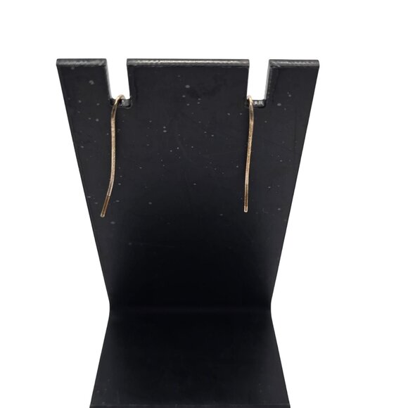 Women's Fashion Jewelry Clear Heart Shaped Blue Beaded Dangle Drop Hook Earrings - Picture 11 of 11